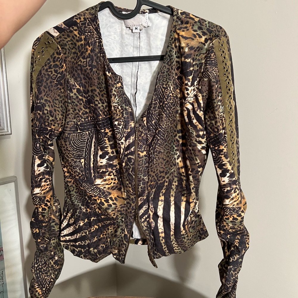 Leopard Print Women's Top